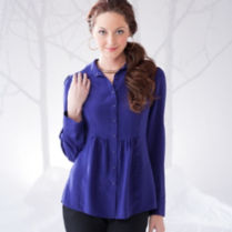 Silk Button Top